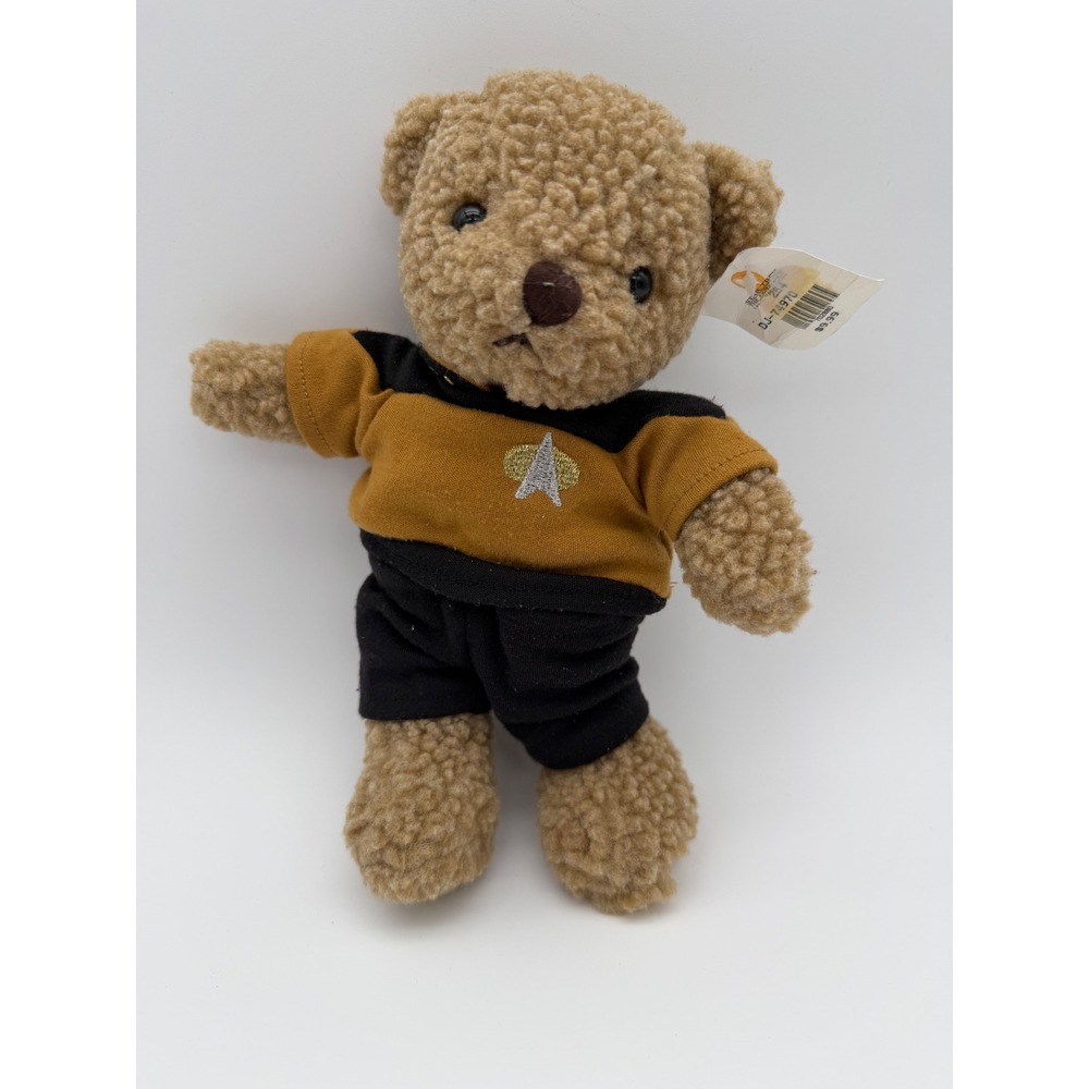 Vintage Star Trek Experience Las Vegas Hilton Plush Teddy Bear Uniform 9" NWT